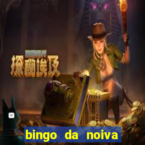 bingo da noiva para imprimir